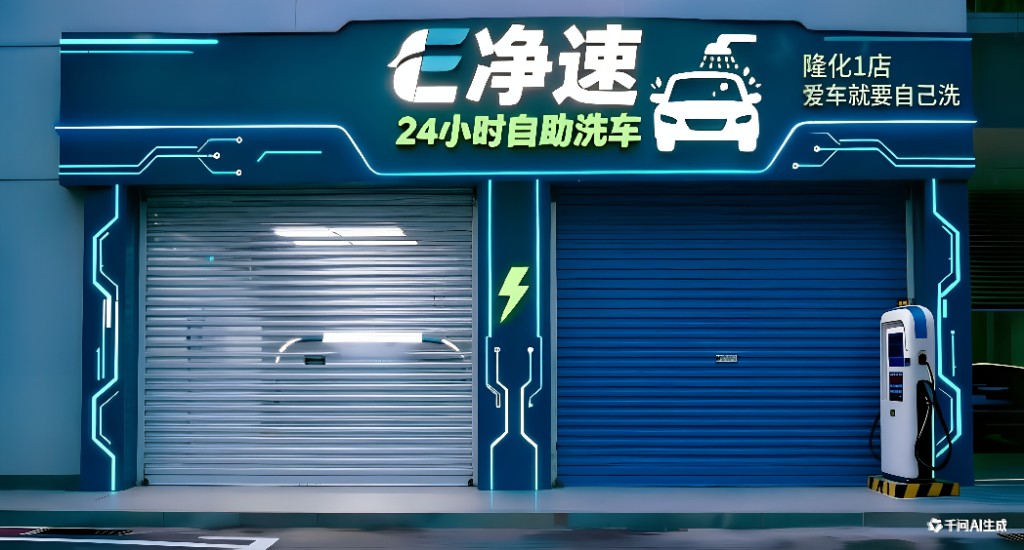 E净速 24小时自助洗车